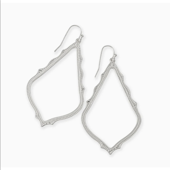 Kendra Scott Sophee Drop Earrings in Silver - Picture 1 of 4